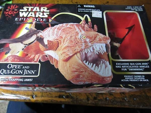 Star Wars Episode 1 Opee And Qui-Gon Jinn Action Figure 1998 Hasbro New Sealed - Picture 1 of 5