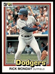 1981 Donruss #60 Rick Monday Dodgers NR-MINT *509