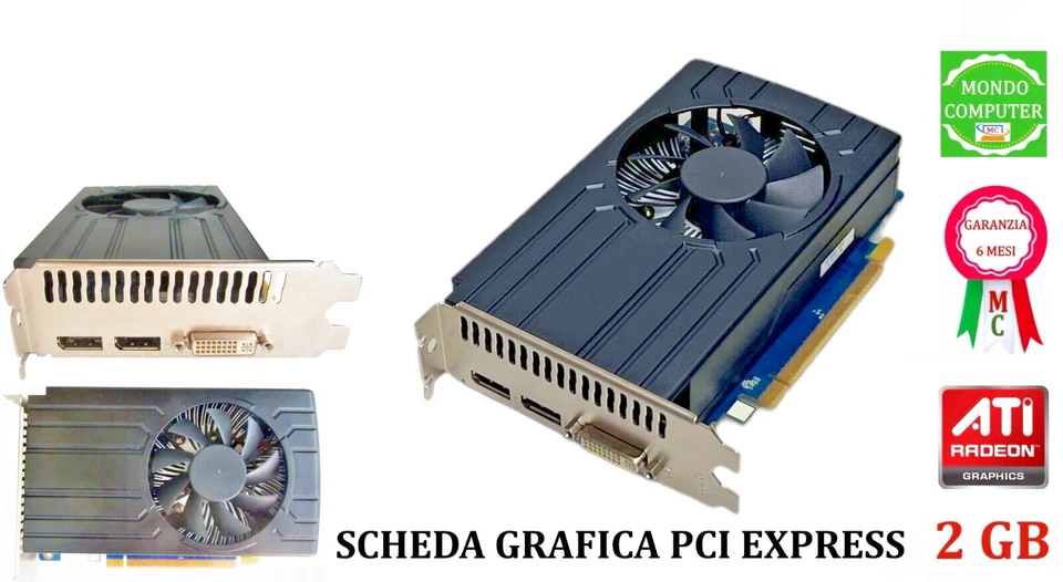 SCHEDA GRAFICA PCI EXPRESS 2 GB AMD RADEON R9 255 2GB SL-D - Immagine 1 di 1