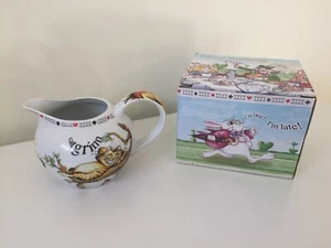 Paul Cardew Alice in Wonderland's cafe creamer jug Cheshire Cat NEW - Picture 1 of 9