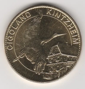 A 2018 TOKEN MEDAILLE ARTHUS-BERTRAND -- 67 600 N°3 CIGOLAND MUSEE CIGOGNE STORK - Picture 1 of 2