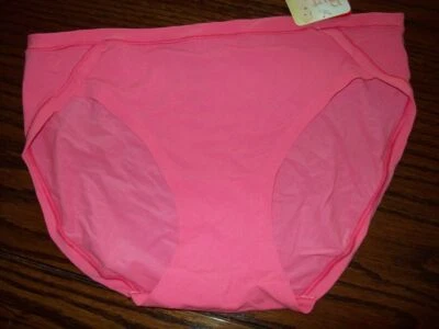 全新带标签 SPANX BUT...NAKED BIKINI PANTIES 1579 NYLON /SPNDX 珊瑚 ONE SIZE — 第 1/2 张图片