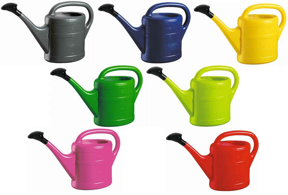 GELI 2x 5L Gießkanne Blumenkanne Gartengießkanne Gieskanne Garten Gießkannen Liter