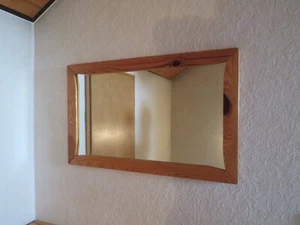 Garderobenspiegel, Flur-, Wandspiegel, Kieferrahmen - Bild 1 von 3