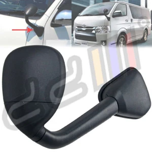 Black Front Left Blind Spot Fender Mirror For Toyota HiAce 200 Series KDH200 - Picture 1 of 7