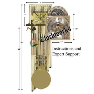 Tubular Bell Grandfather Clock Kit - Picture 1 of 1