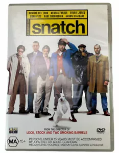 Snatch DVD Brad Pitt Vinnie Jones R4 PAL MA15+ 2004 - Picture 1 of 12