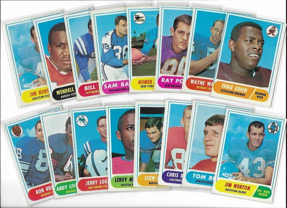 1968 Topps Football   Singles  Complete Your Set  VG*EX*NM   Free Shipping - Image 1 of 1