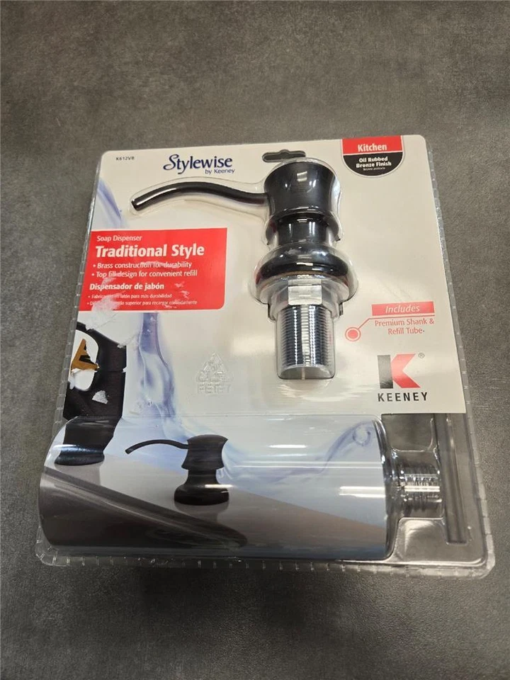 Keeney Kitchen Sink Oil Rubbed Bronze Finish Soap Dispenser K612vb
