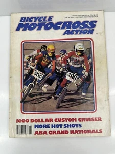 Rare Vintage February 1980 Bicycle Motocross Action Magazine BMX USA - Picture 1 of 3