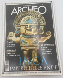 ARCHEO Attualità del Passato n. 177 1999 Inca impero delle Ande Genova sotterran - Picture 1 of 2