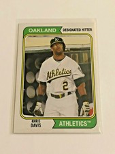 2020 Topps Archives Baseball 1974 Style - Khris Davis - Oakland Athletics
