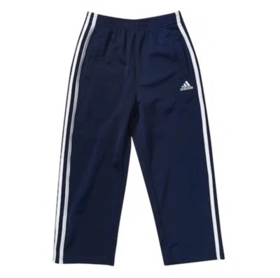 ADIDAS BOYS SWEATPANTS FLEECE CONTRASTING SIDE TRI-STRIPES ICONIC INDICATOR A29  - Image 1 of 2