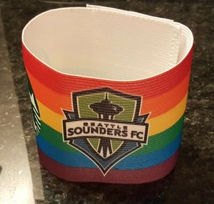 Pulsera Pride Night Seattle Sounders FC Captain - Rainbow - MLS SGA LBGTQ - Imagen 1 de 5