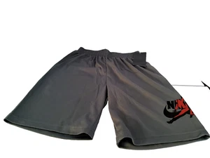 Nike Air Jordan Big Boy's Dark Gray Shorts Short Pants M/L/XL Summer Basketball - Picture 1 of 6
