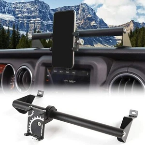 Support téléphone tableau de bord support pour Jeep Wrangler JL 2018-2023 et gladiateur 2020+ - Photo 1 sur 6
