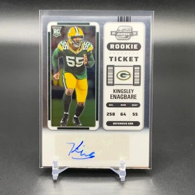 2022 Panini Contenders Rookie Ticket #237 Kingsley Enagbare GRC88 - Image 1 of 2