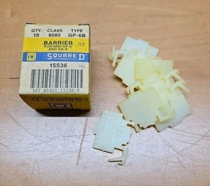 BOX OF 9 SQUARE D 9080 GP6B Barriers BIN29 - Picture 1 of 1