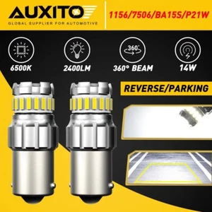 AUXITO 1156 7506 LED Reverse Backup Light Bulb White 6500K Canbus Error Free EON - Picture 1 of 12