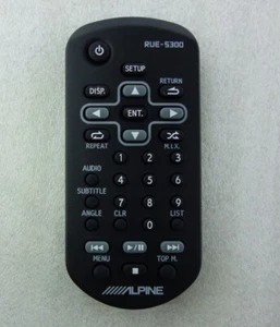 Original Alpine DVE-5300 Car Audio DVD Remote Control RUE-5300 - Picture 1 of 2