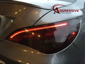 Mercedes Benz CLA 250 Tinted Tail Light Overlay Vinyl Film Precut Dark Smoke 20% - Foto 1 di 6