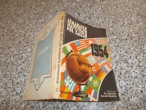 ALMANACCO ILLUSTRATO DEL CALCIO 1954 RIZZOLI ORIGINALE MOLTO BUONO CALCIATORI - Picture 1 of 1