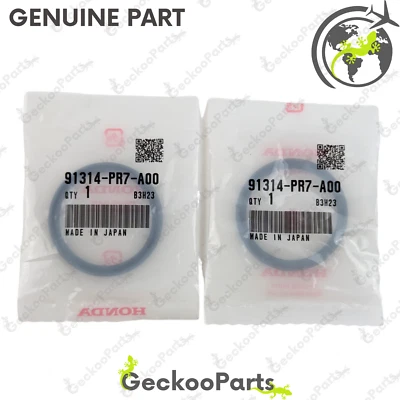 Honda Genuine Prelude H22 DOHC Coolant Connecting Pipe O-Ring 91314-PR7-A00 2pcs - Image 1 of 4