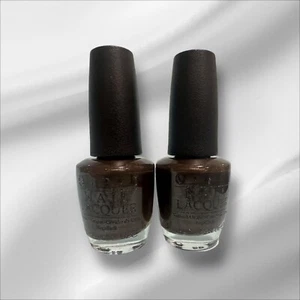 2 x OPI Warm Me Up Nail Polish HL E11 Taupe Shimmer 0.5oz Each - Picture 1 of 2
