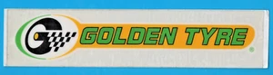 GOLDEN Tyre adesivo sticker vintage auto tuning aufkleber autocollant MA3708 - Imagen 1 de 1