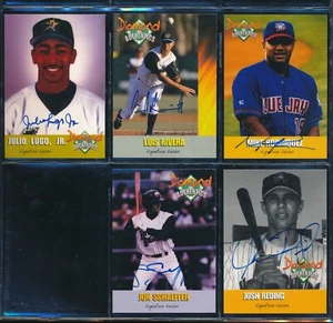 lot 2000 Diamond Authentics Signature Series autos Julio Lugo Reding Rivera CU33 - Picture 1 of 2