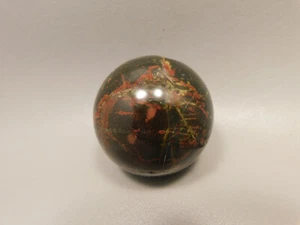 Cherry Creek Jasper Stone Sphere 2 inch Red Creek Jasper 50 mm Ball #O2 - Picture 1 of 10
