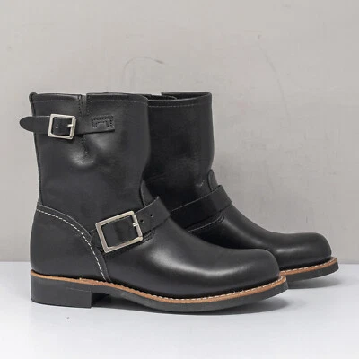 Botas Red Wing 3354 Short Engineer Black Boundary, tamanho 6.5 B - Imagem 1 de 4