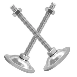 Pies niveladores ajustables de acero inoxidable A4 de alta resistencia - Imagen 1 de 78