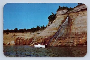 Cartolina Bridal Veil Falls - Near Munising Michigan Upper Peninsula non spedita - Foto 1 di 2