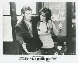 JEAN-PAUL BELMONDO JACQUELINE BISSET LE MAGNIFIQUE 1973 PHOTO ORIGINAL #3 - Imagen 1 de 2