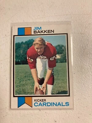 1973 topps football #97 jim bakken st. louis cardinals - Image 1 of 2