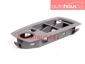 BMW E83 X3 DRIVER DOOR LEFT WINDOW SWITCH COVER GRAY 2005-2010 NEW GENUINE - Picture 1 of 1