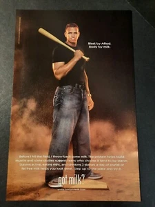 ¿TIENES LECHE? Alex Rodriguez AROD New York Yankees ~ Página de cómic Anuncio impreso 2006 - Imagen 1 de 1