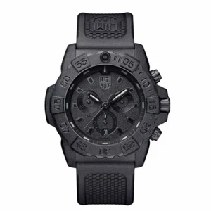Luminox Navy Seal 3580 Chrono Black/Black Dial With PU Strap Waterproof Watch - Picture 1 of 4