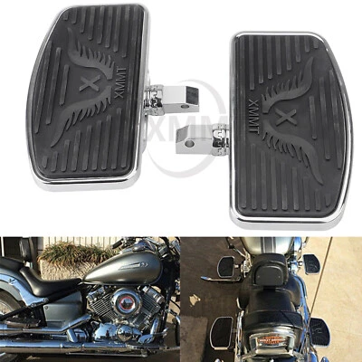 Front Rider Floorboards For Harley Dyna Yamaha V Star XVS 650 1100 Kawasaki USA Foto 1 de 4