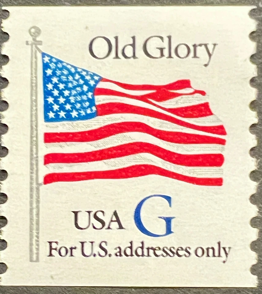 Scott#: 2890 - "G" Stamp (Blue"G") 32¢ 1994 BEP single coil stamp MNHOG - Image 1 of 1