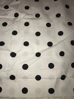 Almohada Pb Pottery Barn Teen blanca negra lunares única euro farsa todo algodón Foto 1 de 4