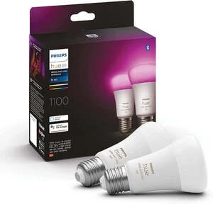 PHILIPS Hue White and Color Ambiance - 2x Lampadine E27 -60 W - Bluetooth - Foto 1 di 3