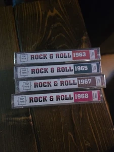 Old Rock N Roll Cassette Tape Lot Greatest Hits 1963 1965 1967 1968 3 sealed - Picture 1 of 7