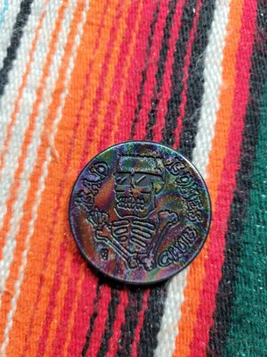 Vintage Rohks Bad Bones Club Slammer Pog - Image 1 of 4