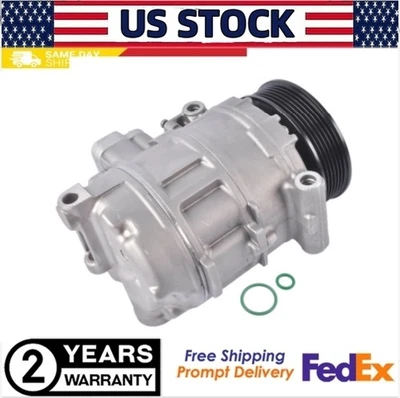 For Jaguar XF Land Rover LR3 Air Conditioner AC Compressor with Clutch #7SEU17C - Image 1 of 4