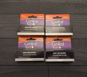 (Lot of 4) GenTeal Tears Ointment Long Lasting Night-time Relief, Severe 3.5 g - Imagen 1 de 5