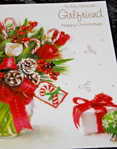 An meine besondere Freundin, Weihnachtskarte. - Bild 1 von 3