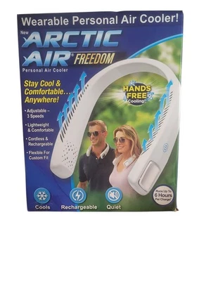 New in Box Arctic Air Freedom Personal Air Cooler - Portable 3-Speed Neck Fan - Image 1 of 3