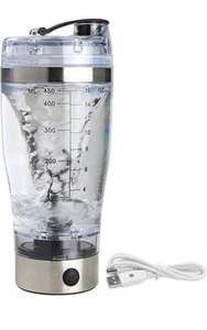 Shaker Elettrico Proteine 400ml Ricaricabile USB – Mixer Automatico Portatile - Picture 1 of 4